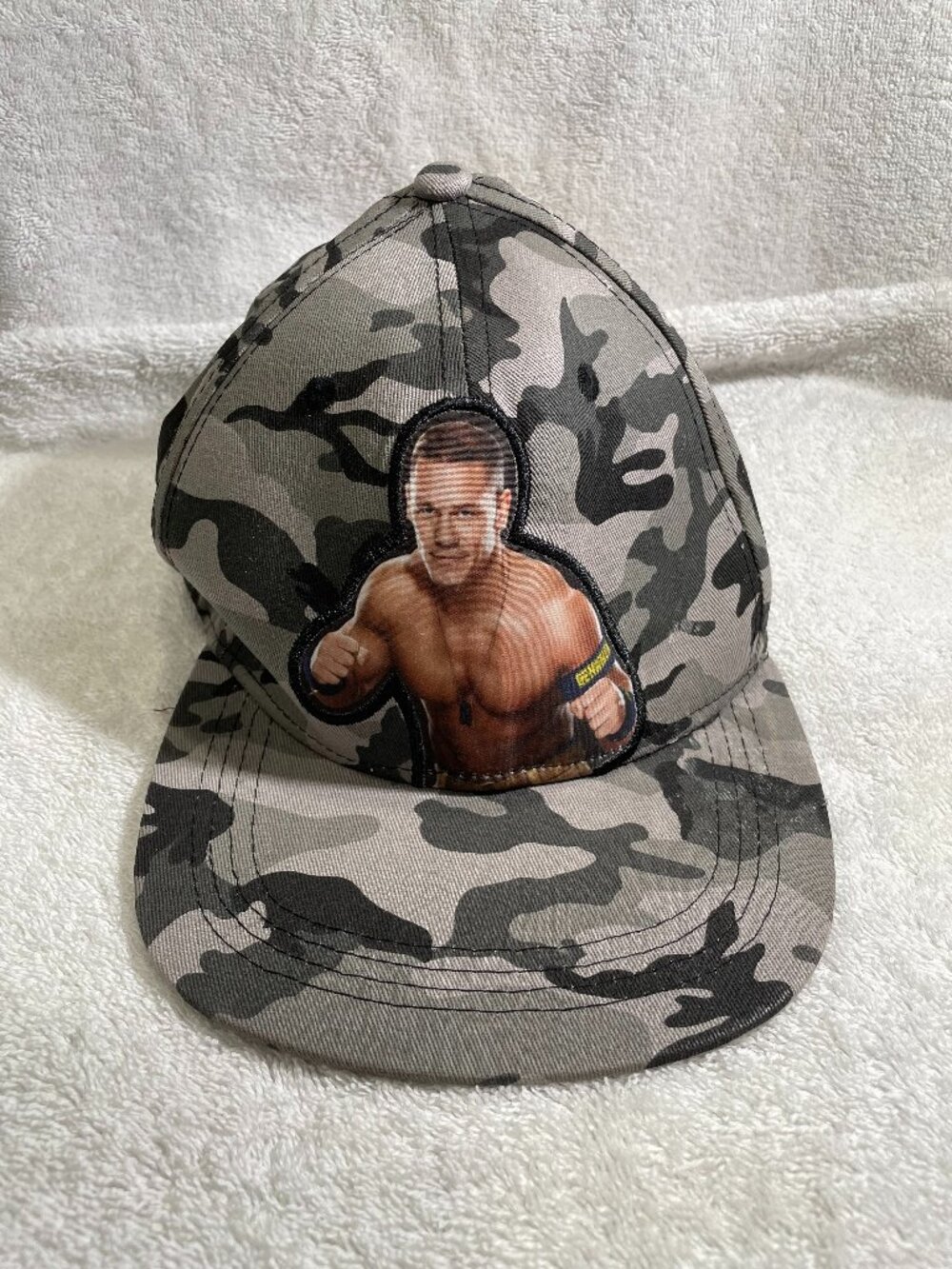 Never Give Up John Cena Hat Cap Camo Snapback WWE Cenation Adjustable
